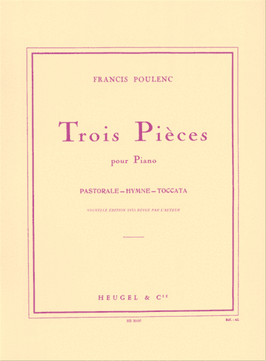 Trois Pieces pour Piano