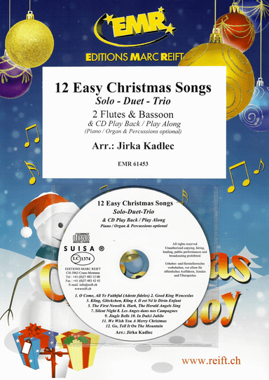 12 Easy Christmas Songs