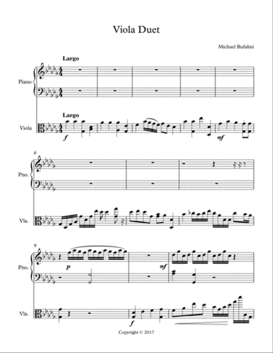 Viola Duet