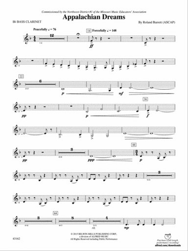 Appalachian Dreams: B-flat Bass Clarinet