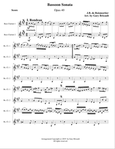 Bassoon Sonata - Opus 40