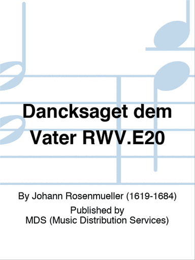 Dancksaget dem Vater RWV.E20