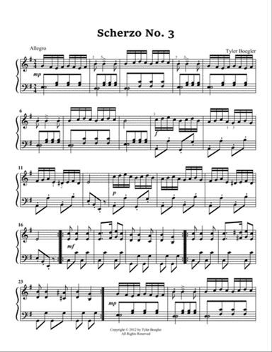 Scherzo No. 3