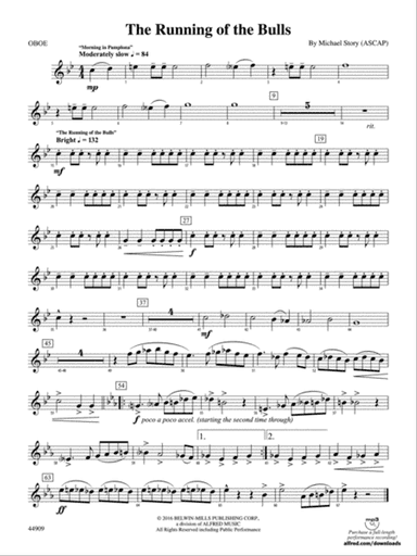 The Running of the Bulls: Oboe