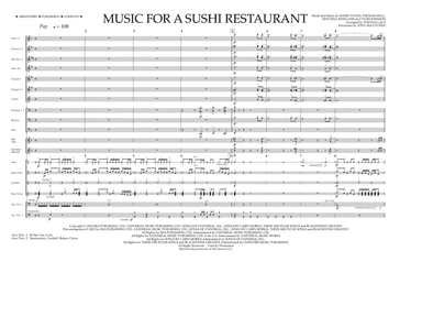 Music For A Sushi Restaurant (arr. Tom Wallace) - Full Score