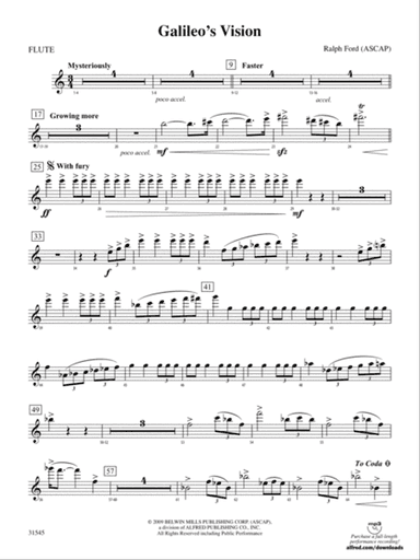 Galileo's Vision: Flute