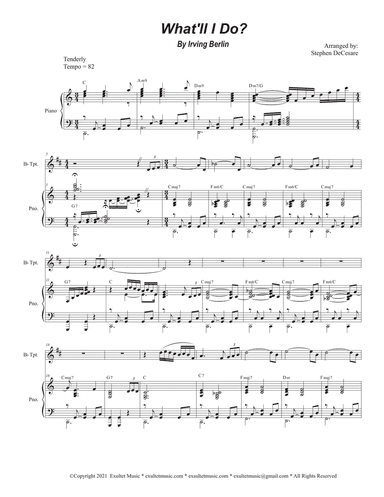What'll I Do? (Bb-Trumpet solo and Piano)