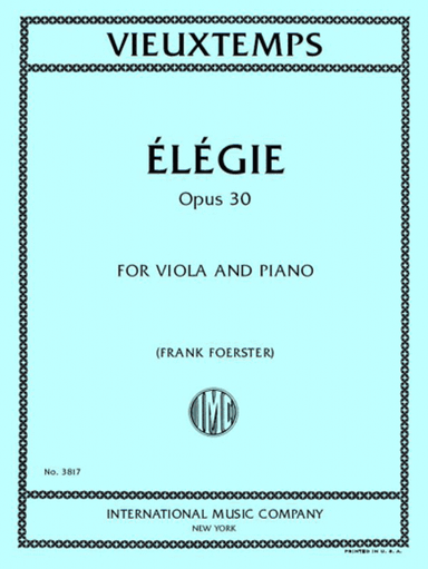 Elegie, Opus 30