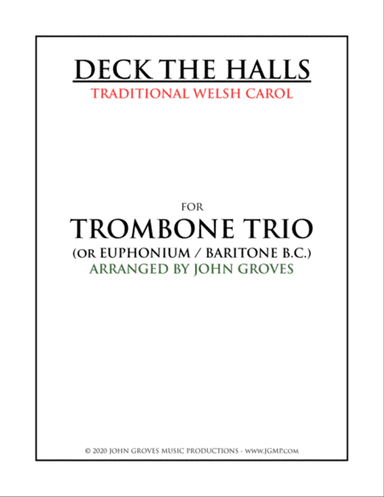 Deck The Halls - Trombone Trio
