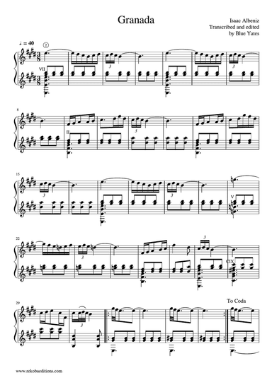 Granada (Isaac Albeniz)