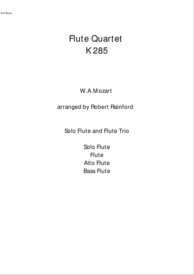 Quartet K285