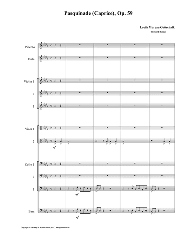 Pasquinade (String Nonet + Flute & Piccolo)