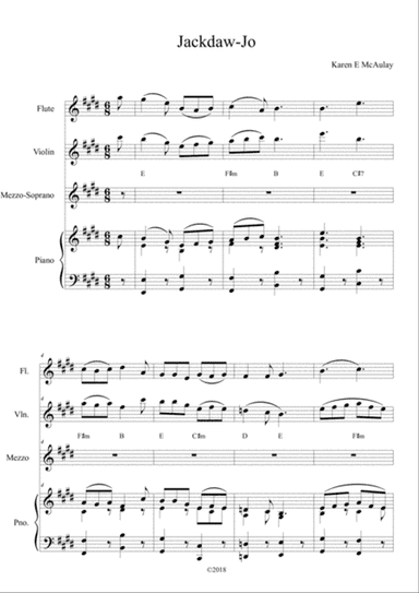 Jackdaw-Jo : a ballad - FULL SCORE
