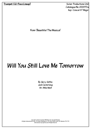 Will You Love Me Tomorrow (will You Still Love Me Tomorrow)