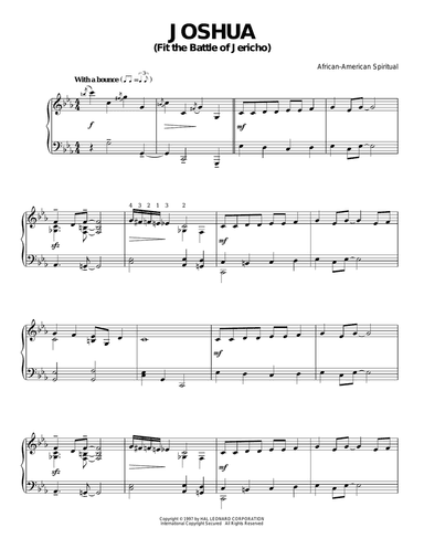 Joshua (Fit The Battle Of Jericho) (arr. Kurt Kaiser)