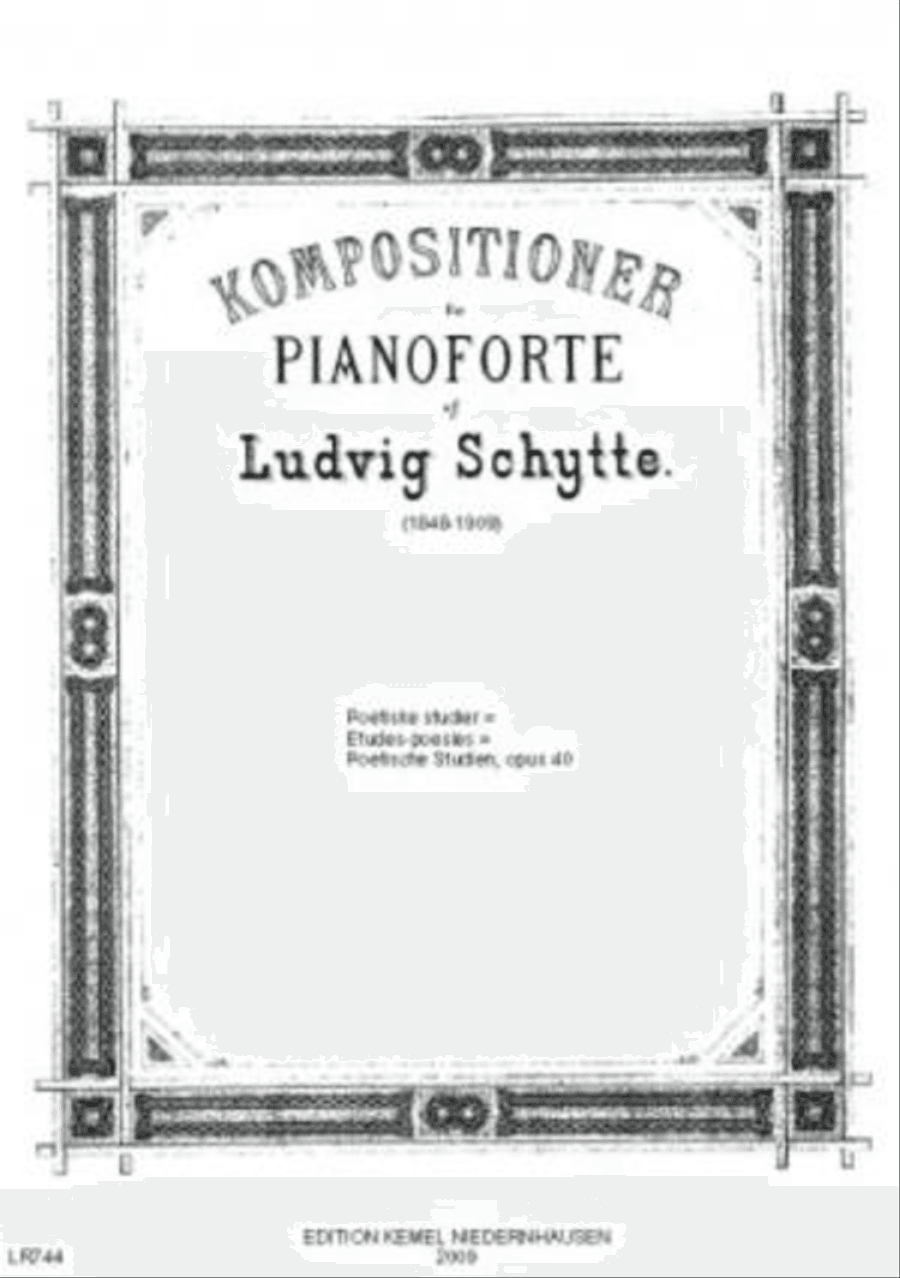 Poetiske studier = Etudes-poesies =