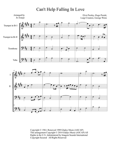 Can't Help Falling In Love