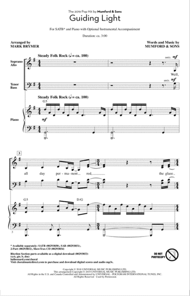 Guiding Light (arr. Mark Brymer)