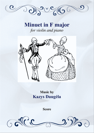 Minuet in F major for Violin and Piano