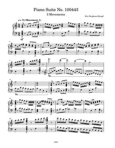 Piano Suite No. 100443