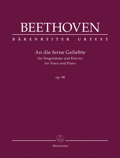 An die ferne Geliebte for Voice and Piano, op. 98