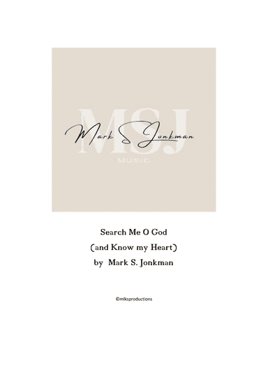 Search Me, O God