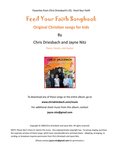 Feed Your Faith Songbook