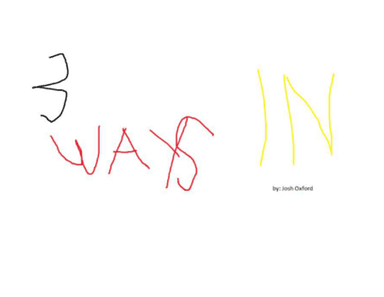 3 Ways In: 1. In The Air 2. Meditation 3. Jexatonic