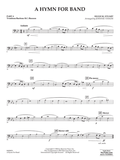 A Hymn for Band (arr. Johnnie Stuart) - Pt.4 - Cello