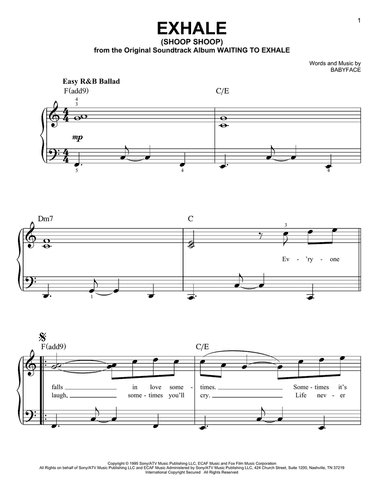 Exhale (Shoop Shoop)