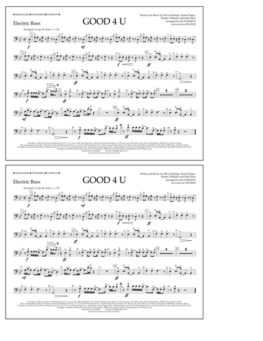 good 4 u (arr. Jay Dawson) - Electric Bass