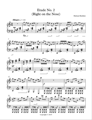 Etude No. 2 (Right on the Nose)