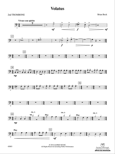 Volatus: 2nd Trombone
