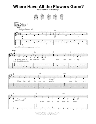 Where Have All The Flowers Gone?