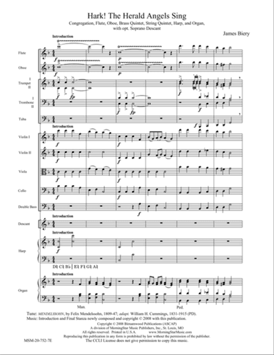 Hark! The Herald Angels Sing (Mendelssohn) (Downloadable Orchestral Version)