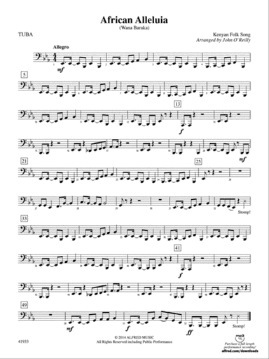 African Alleluia: Tuba
