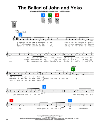 The Ballad Of John And Yoko