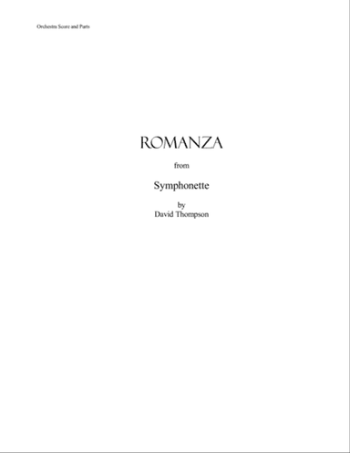 Romanza, from Symphonette