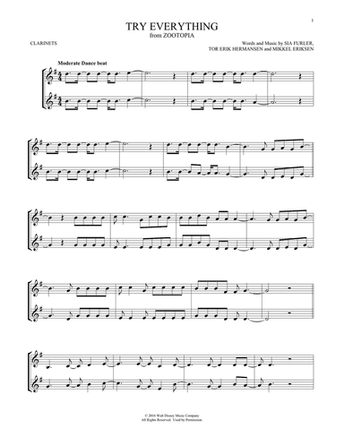 Try Everything (from Zootopia)