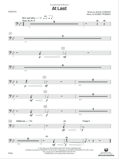 At Last: Timpani