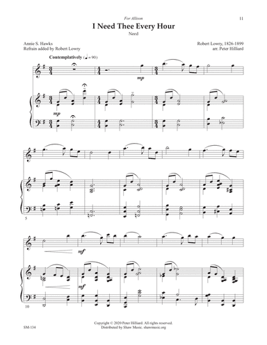 I Need Thee Every Hour