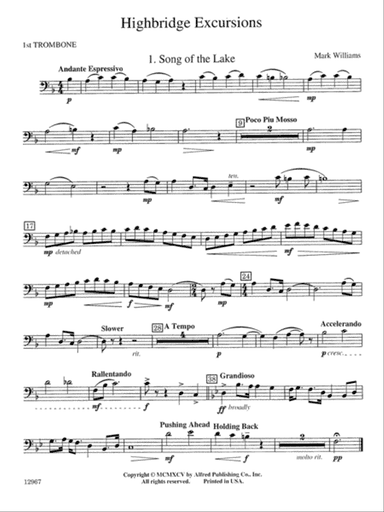 Highbridge Excursions: 1st Trombone