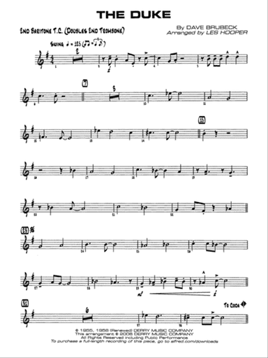 The Duke: 2nd Baritone T.C.