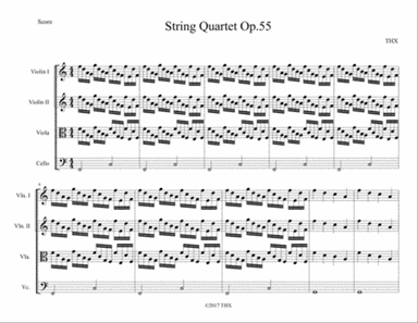 string quartet opus 55