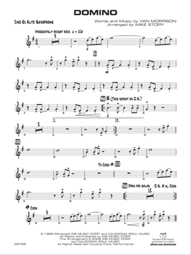 Domino: 2nd E-flat Alto Saxophone