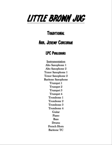 Little Brown Jug for Jazz Band