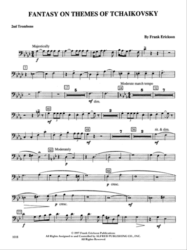 Fantasy on Themes from Tchaikovsky: 2nd Trombone