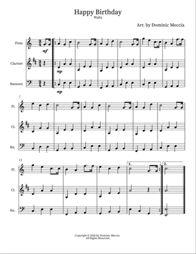 Happy Birthday (Waltz)