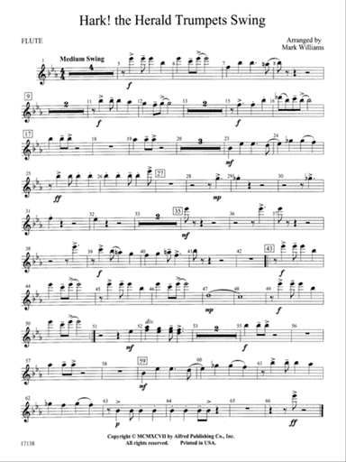 Hark, the Herald Trumpets Swing: Flute