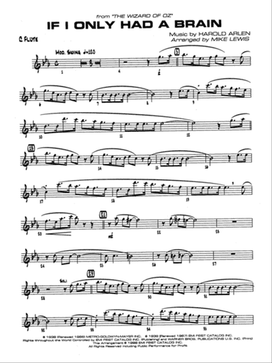 If I Only Had a Brain: Flute